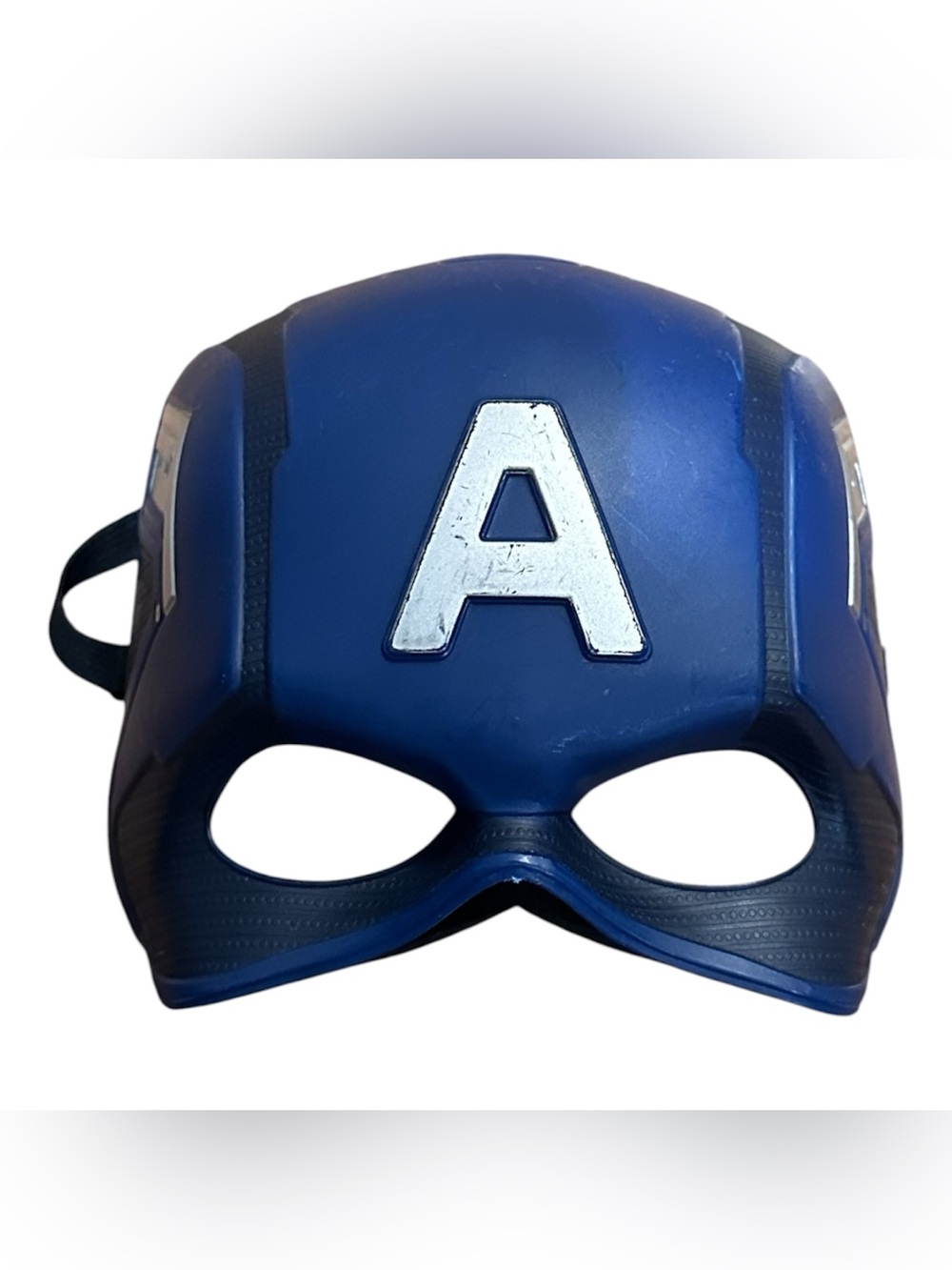 Marvel Captain America Blue Half Mask Silver A Halloween Cosplay Costume